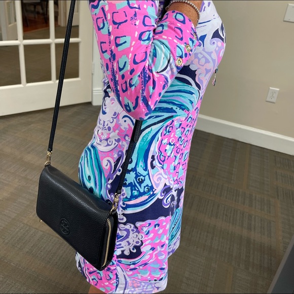 Tory Burch black cross body purse - Picture 2 of 5